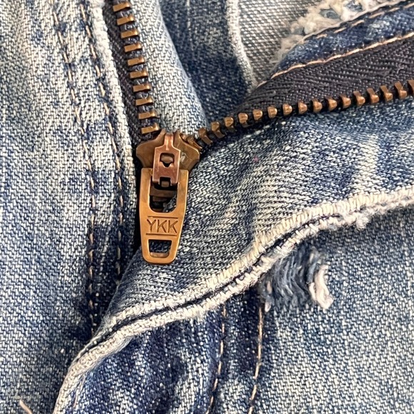 Vintage Wrangler Carpenter Shorts Denim Jorts Utility Workwear 40 - Picture 8 of 12